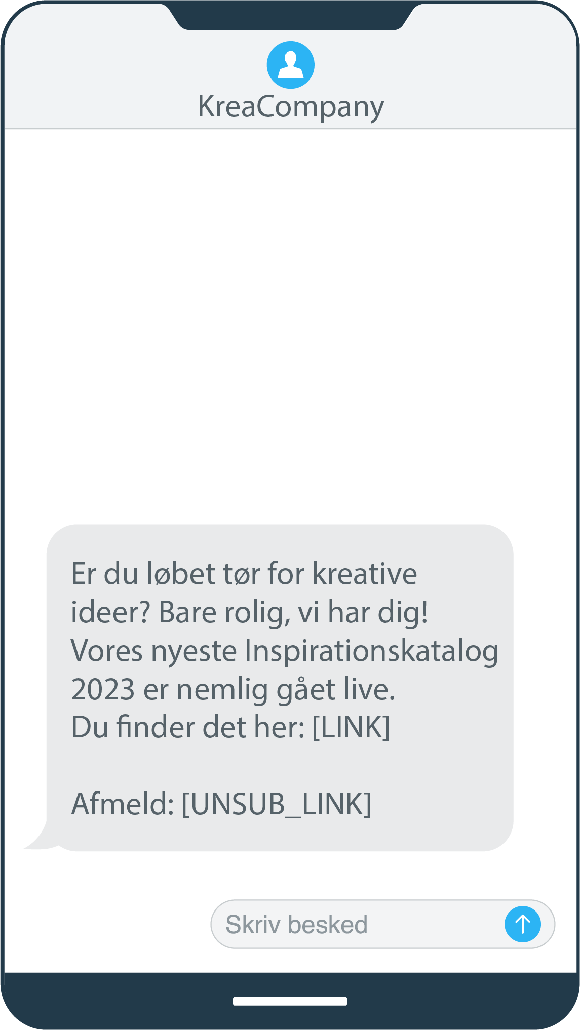 Inspirationskampagne til SMS