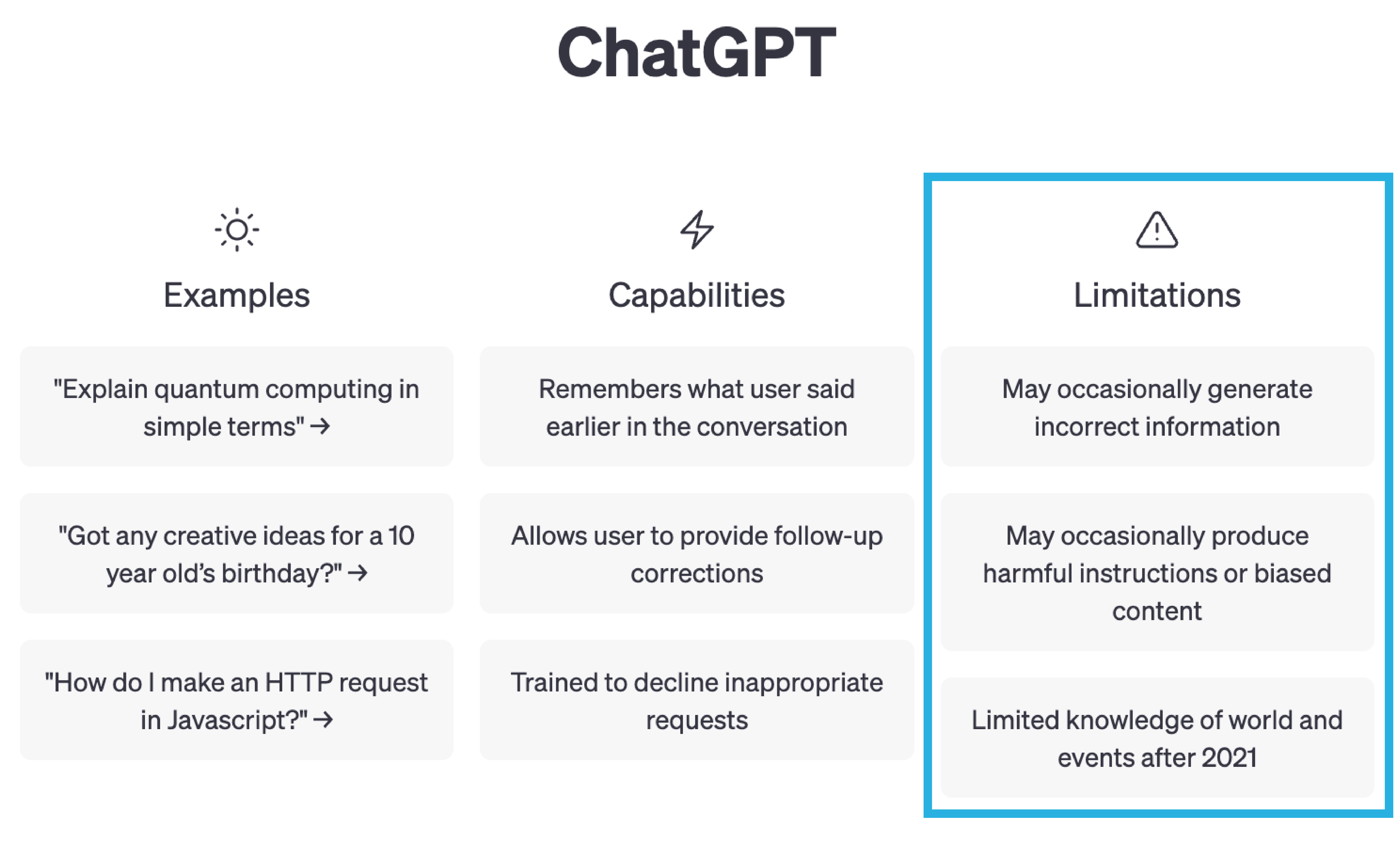 Hvad skal man være opmærksom på ved ChatGPT?