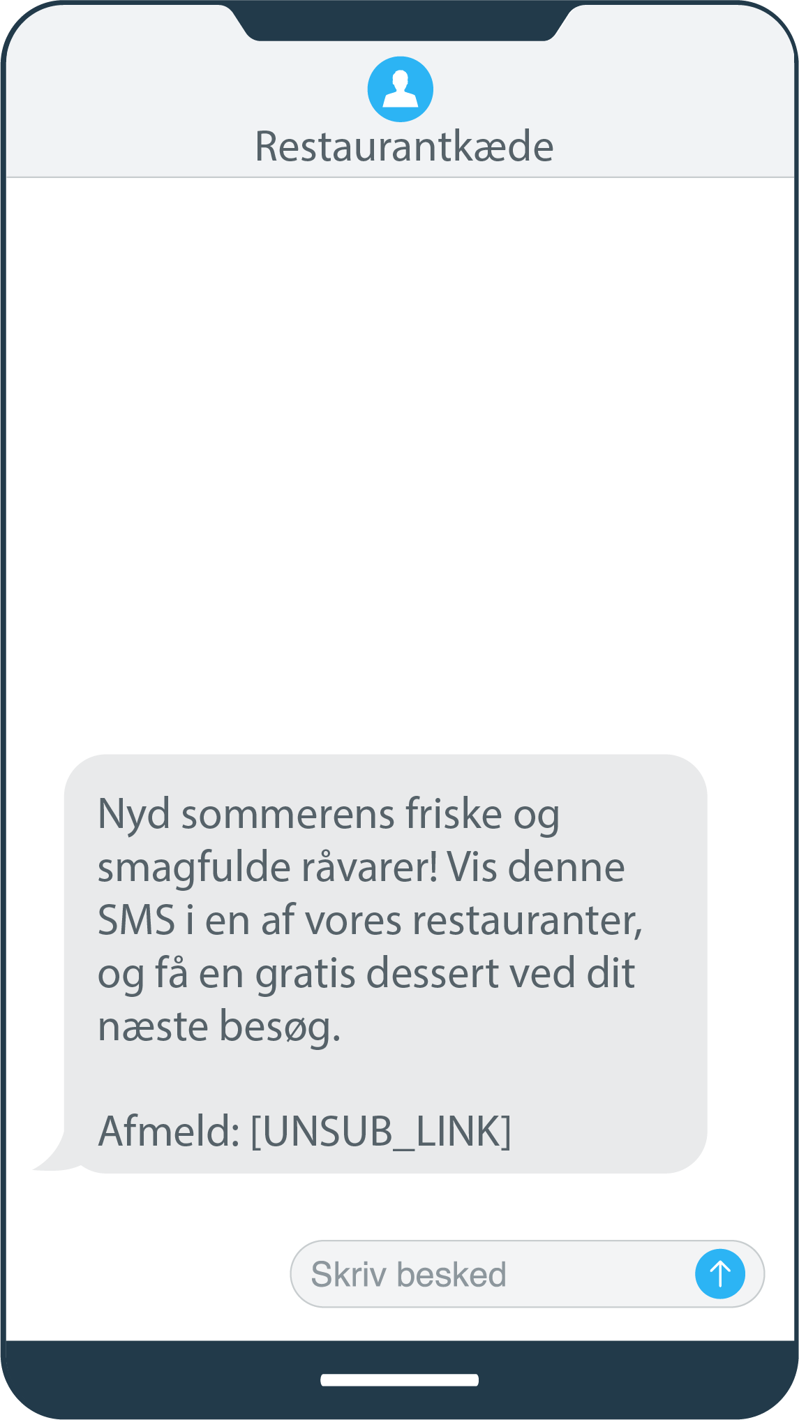 Freebie SMS-kampagne